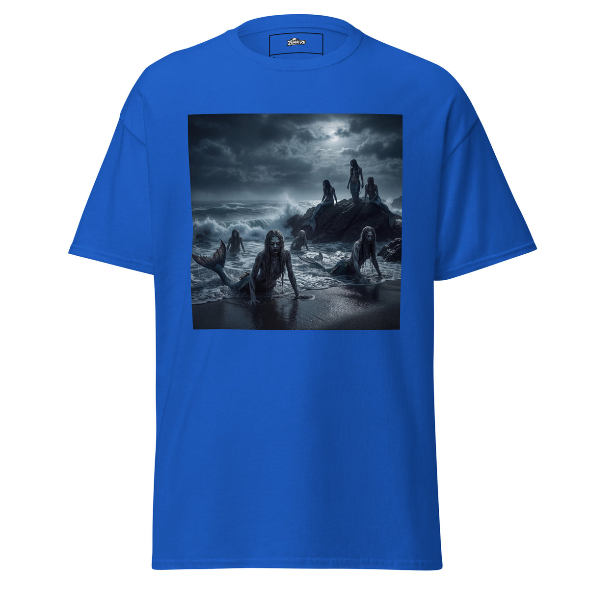 Camiseta de fantasía marina zombie unisex