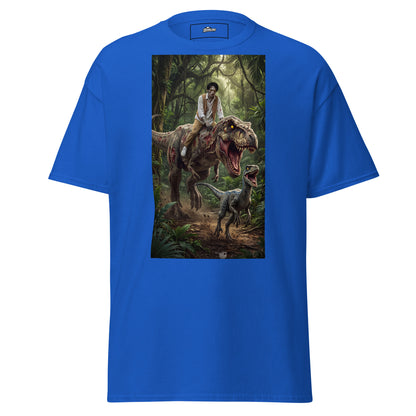 Camiseta T-Rex zombie en la selva