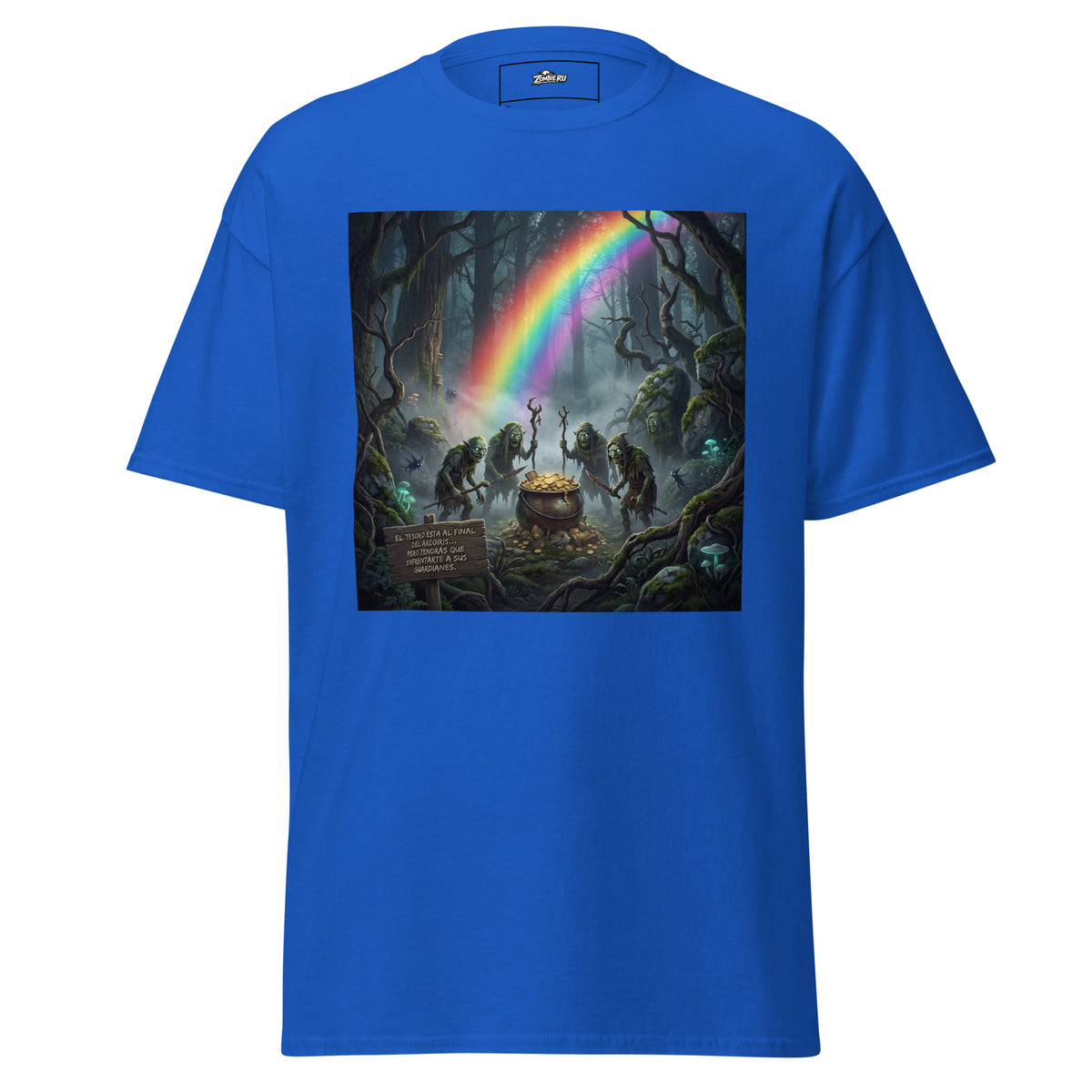 Camiseta unisex de duendes con temática zombie