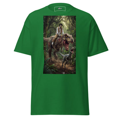 Camiseta de dinosaurio zombie para hombre y mujer