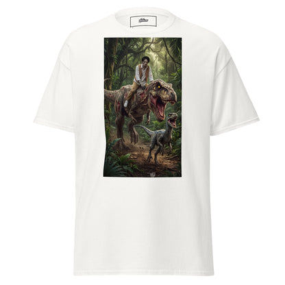 Camiseta de terror con T-Rex zombie