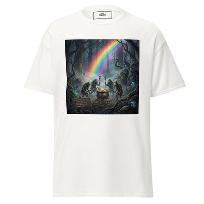Duendes zombies al final del arcoíris estampados en camiseta