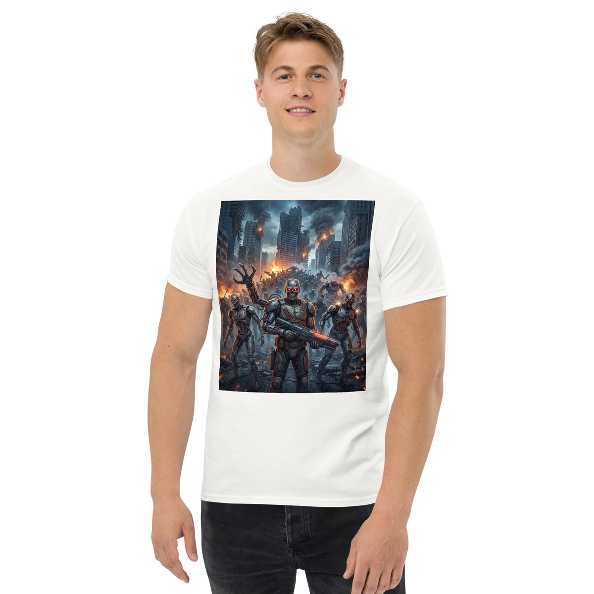 Camiseta zombie cyborg ZombieRU