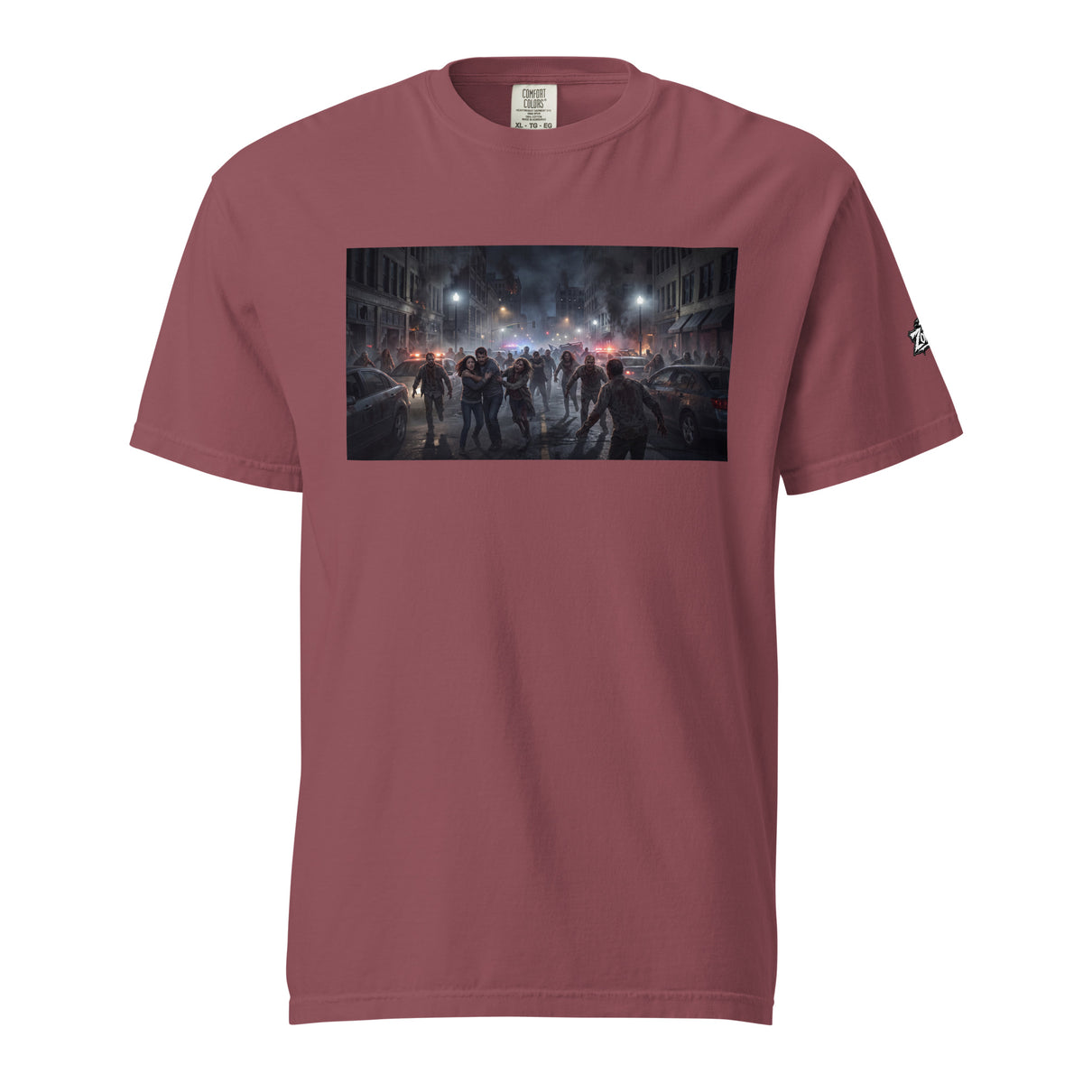 Polera unisex de zombies