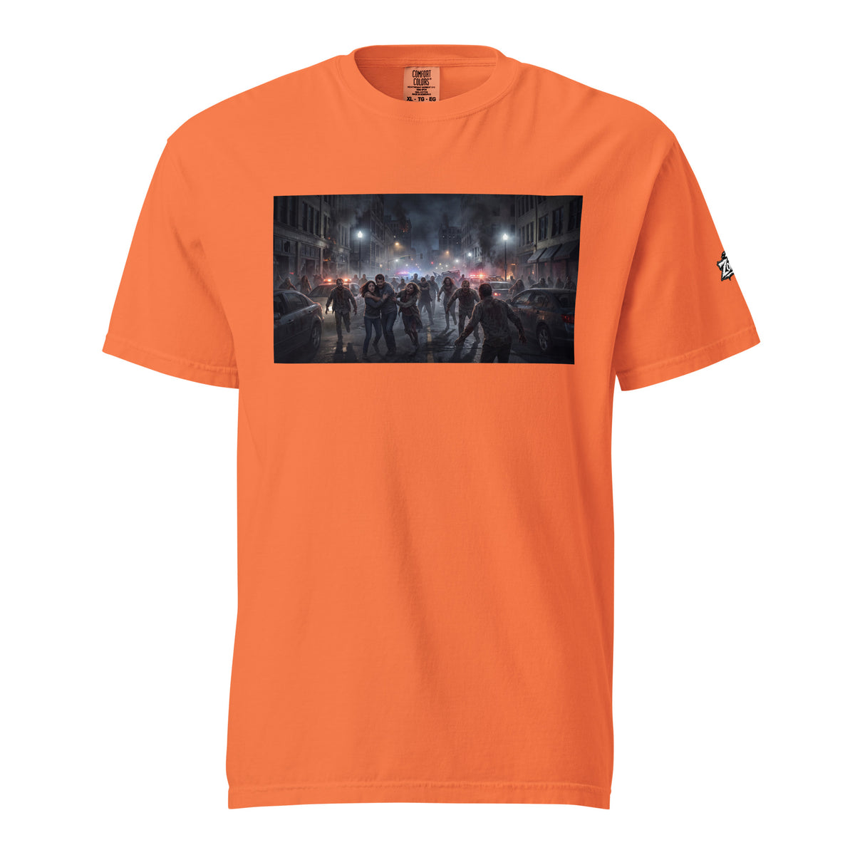 Polera de terror estilo zombie