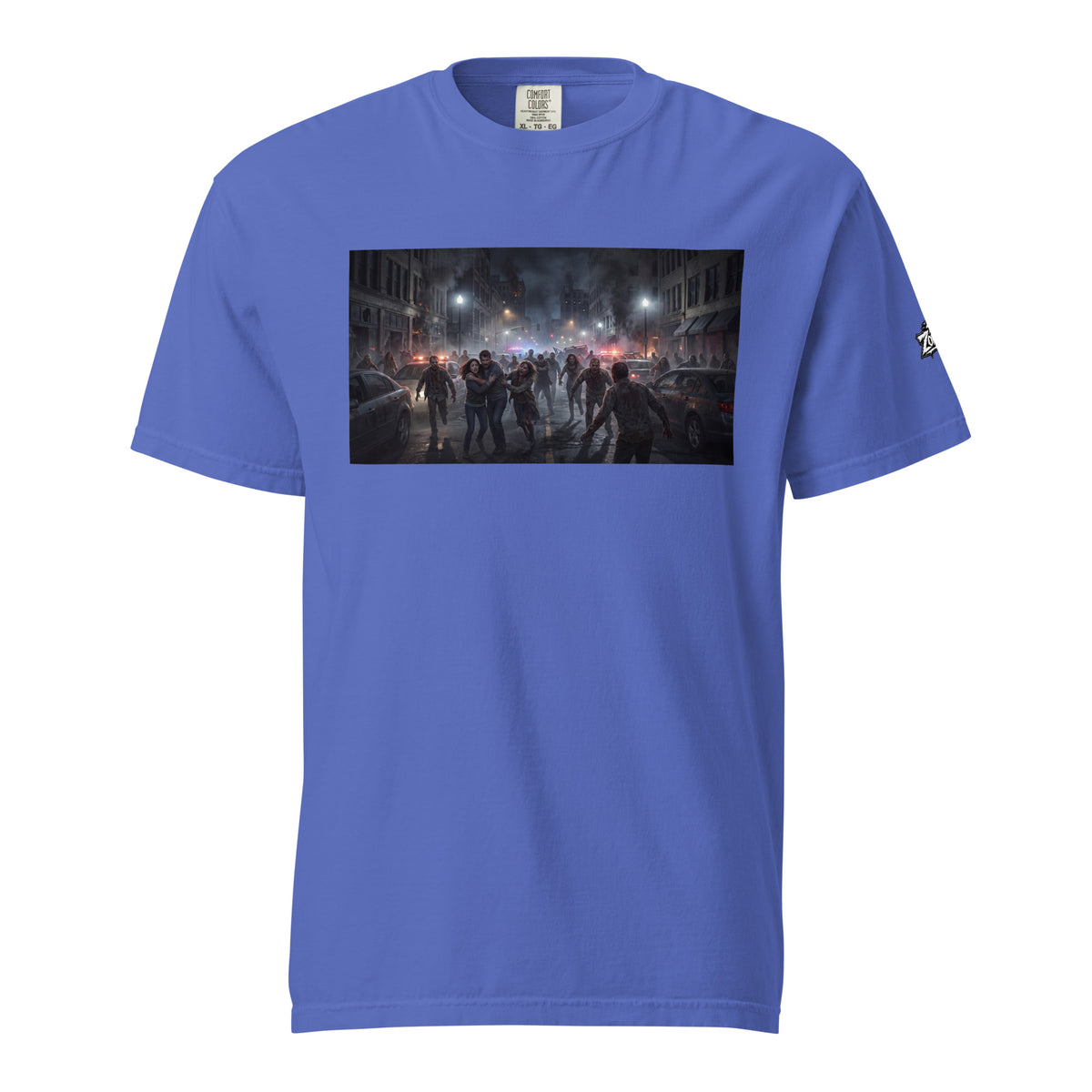 Diseño zombie en polera unisex