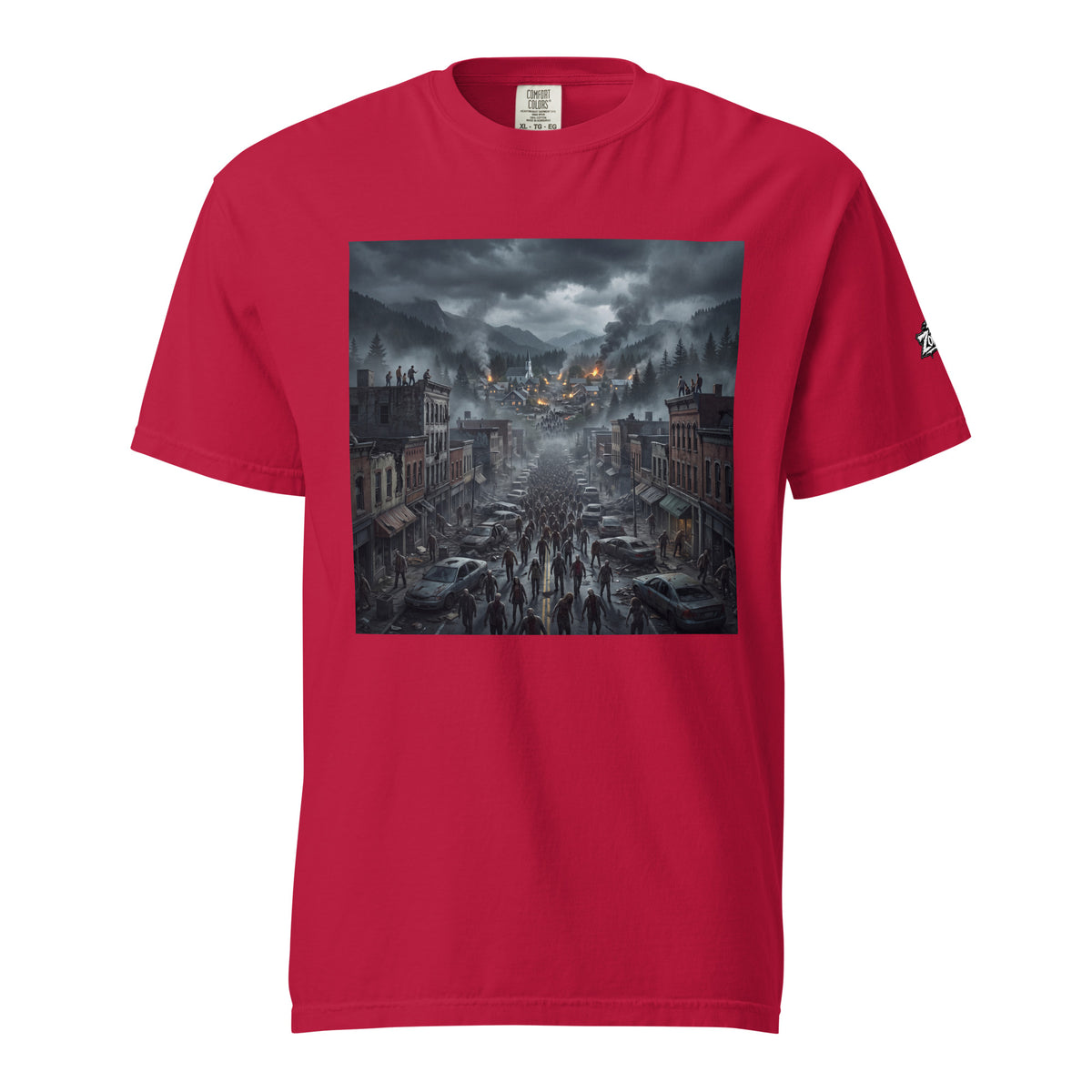Camiseta zombie apocalipsis unisex ZombieRU
