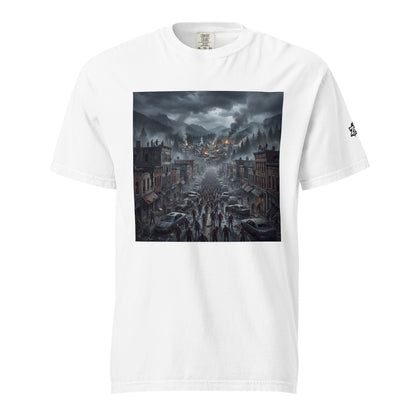 Camiseta zombie de estilo alternativo unisex