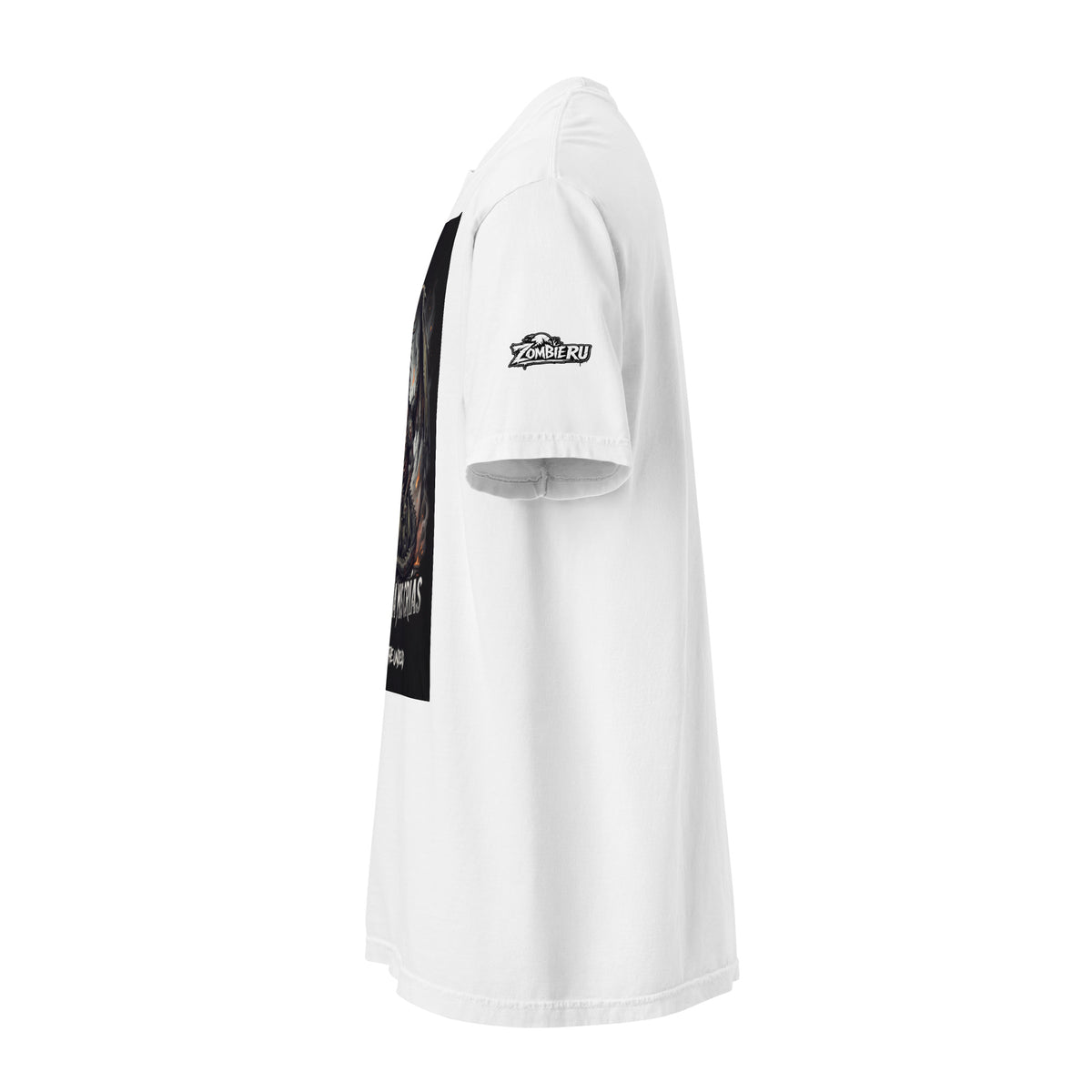 Camiseta de dragón unisex ZombieRU de lado