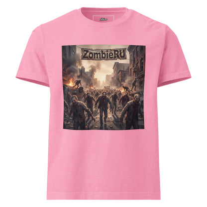 Camiseta ZombieRU inspirada en el mundo de los muertos vivientes.