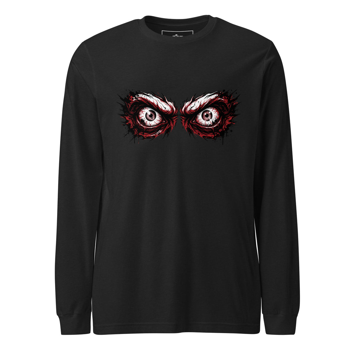 Camiseta Ojos de Zombie de manga larga unisex ZombieRU.