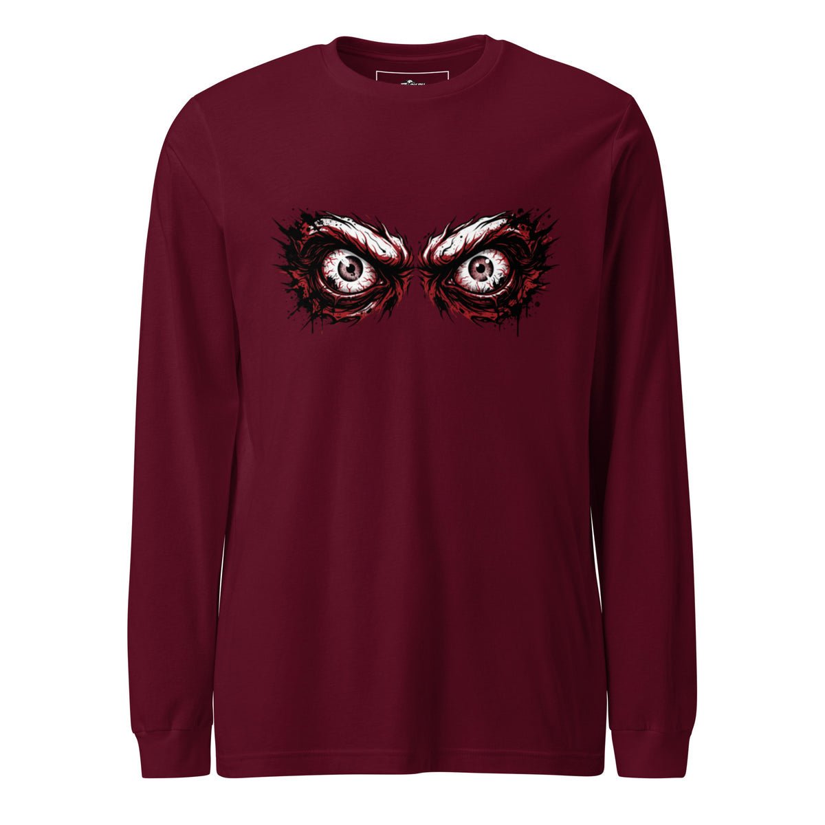 Camiseta ZombieRU con mirada zombie.