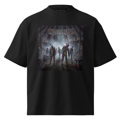 Camiseta de terror con diseño de payasos zombie