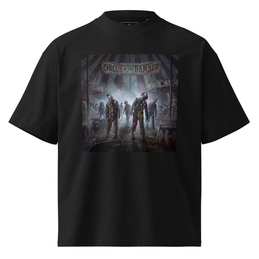 Camiseta de terror con diseño de payasos zombie