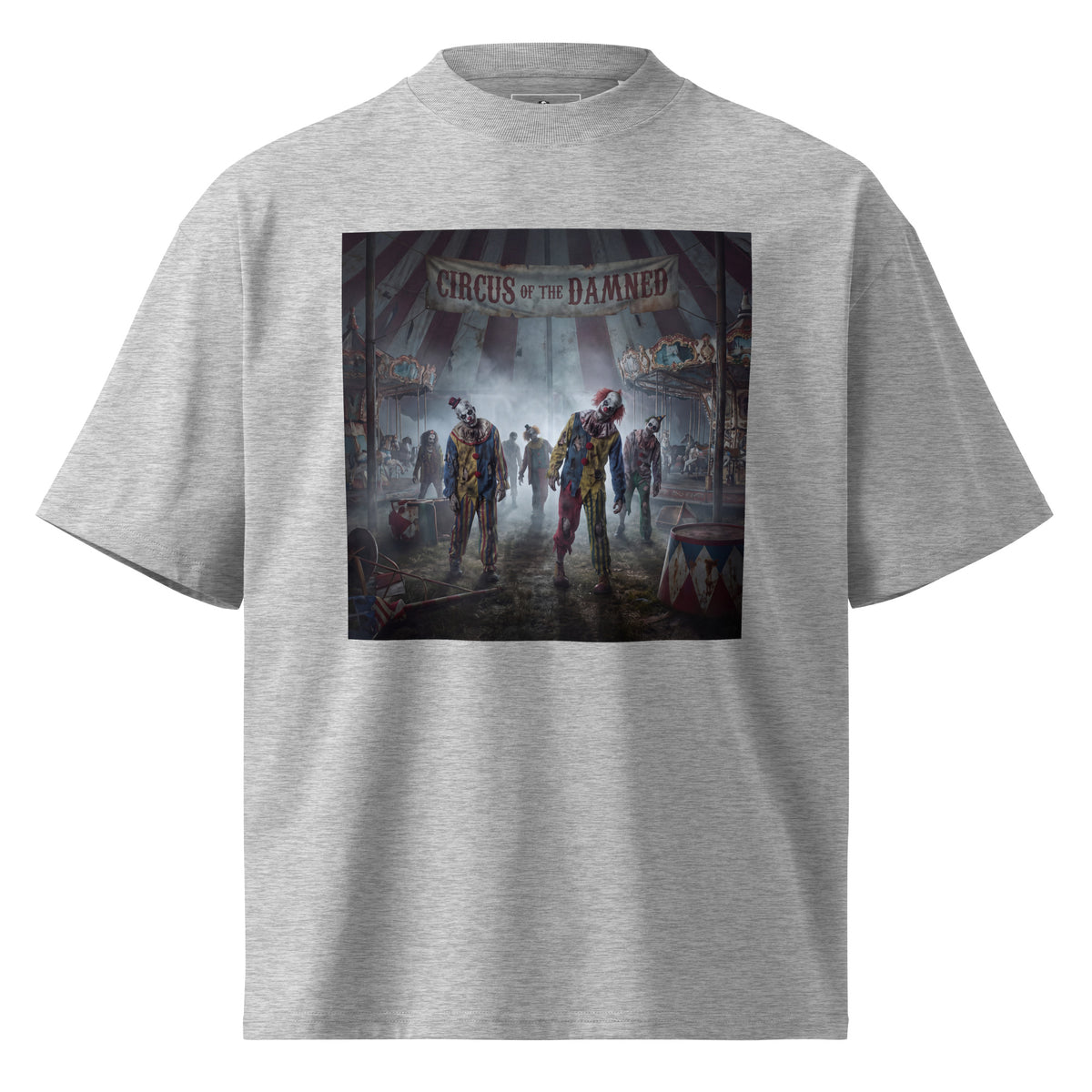 Camiseta unisex inspirada en payasos y zombies