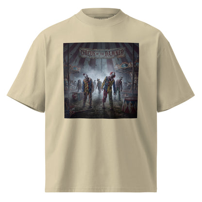 Camiseta zombie Halloween con payasos