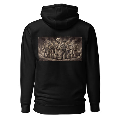 Sudadera con diseño de trabajadores zombies