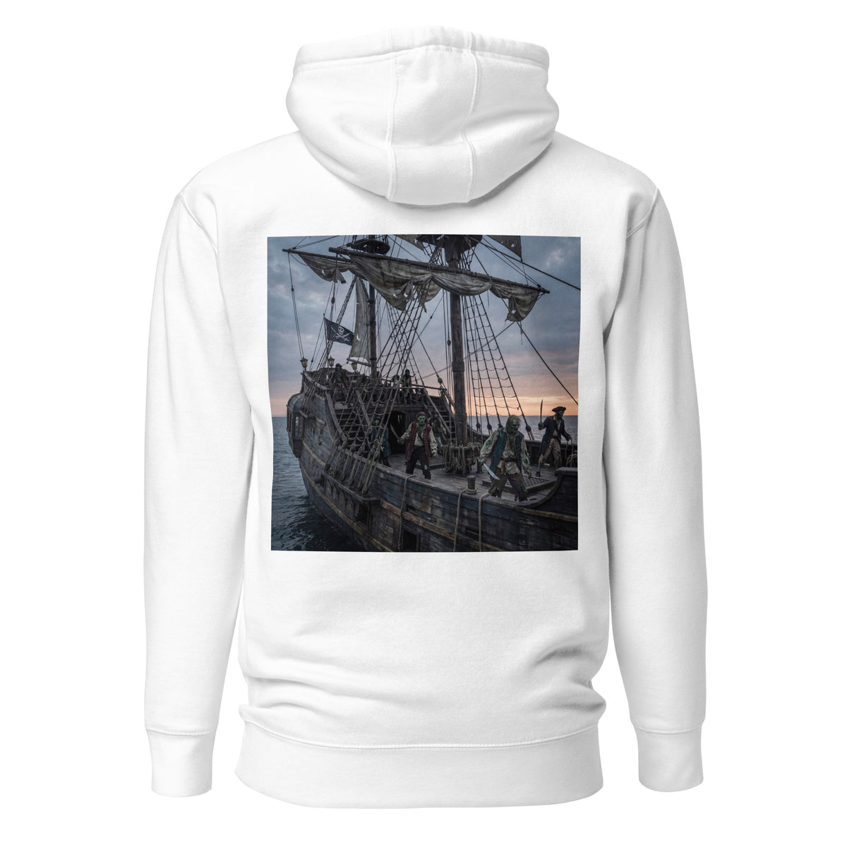 Sudadera ZombieRU con temática pirata de terror
