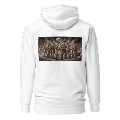 Sudadera ZombieRU de Trabajadores Zombies Unisex parte de atras