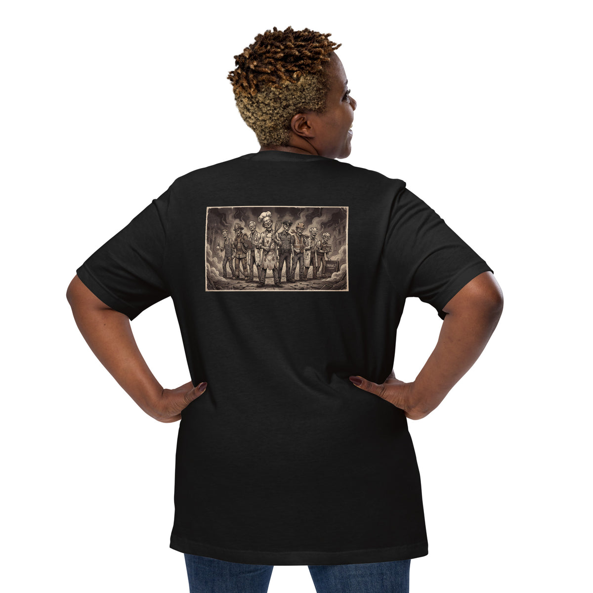 Camiseta Profesiones Zombies para hombre y mujer