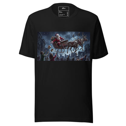 Camiseta Santa Claus zombie diseño navideño