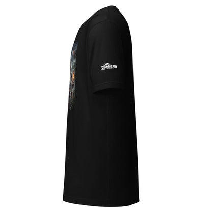 Camiseta de dinosaurios de estilo oscuro