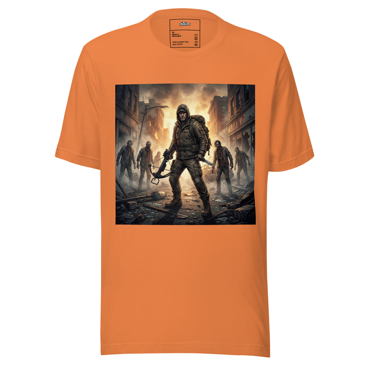Camiseta de apocalipsis zombie