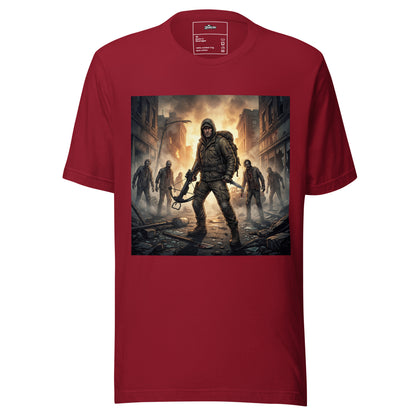 Camiseta con diseño de cazador de zombies