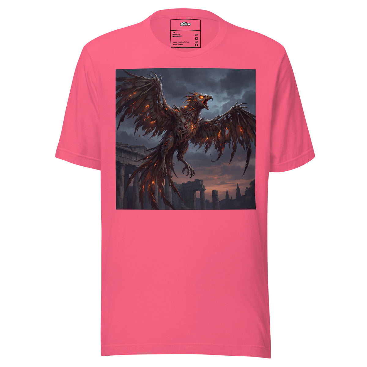 Camiseta de fantasía oscura Ave Fénix