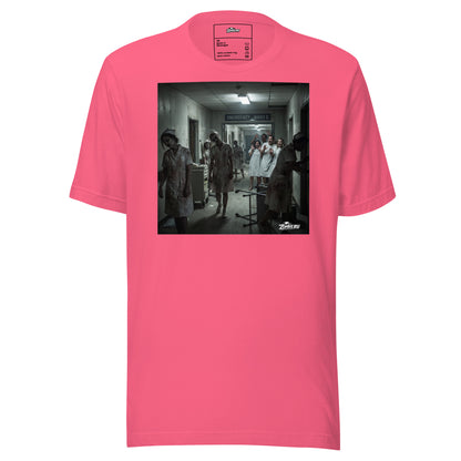 Camiseta de horror con enfermeras zombies