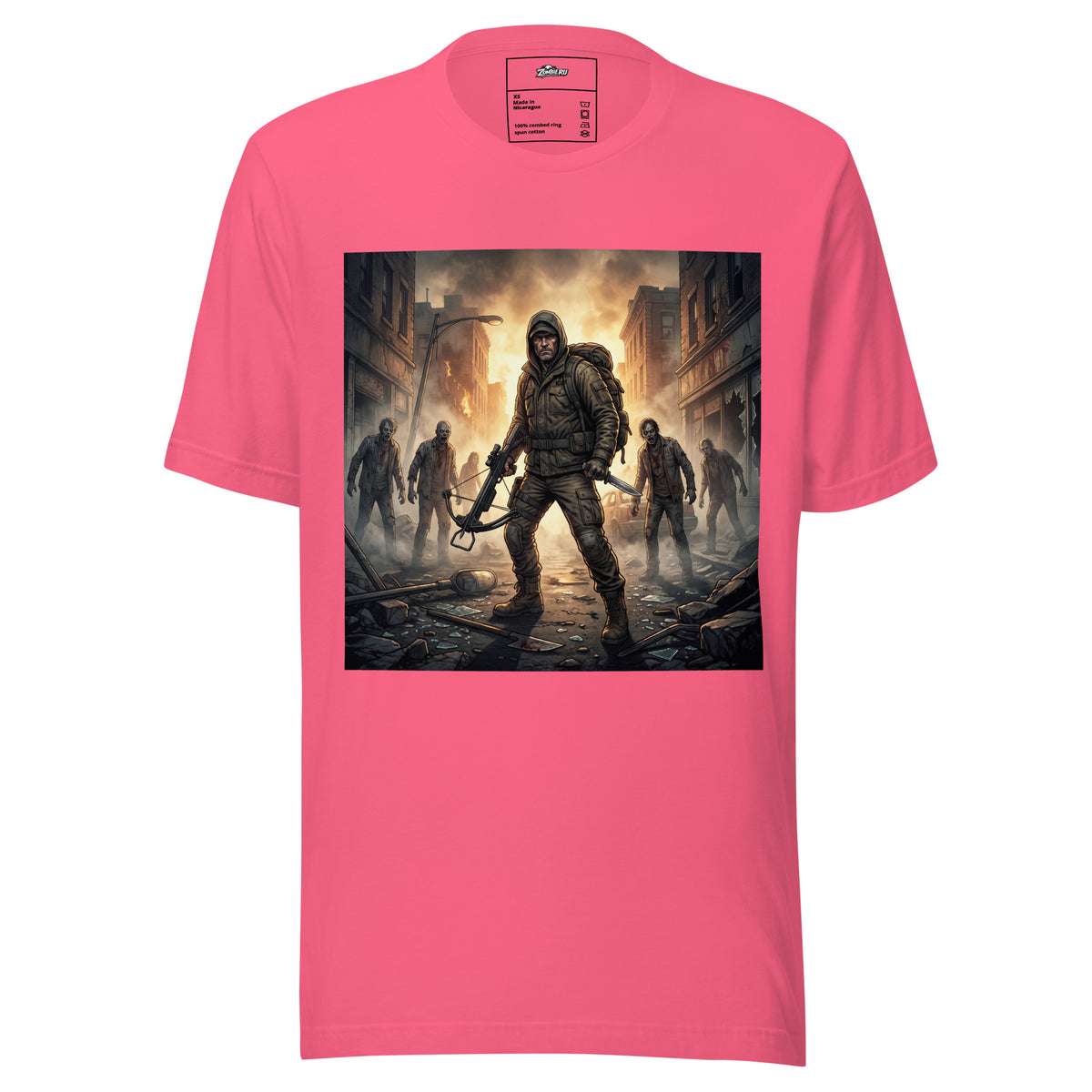 Camiseta Halloween Cazador de Zombies