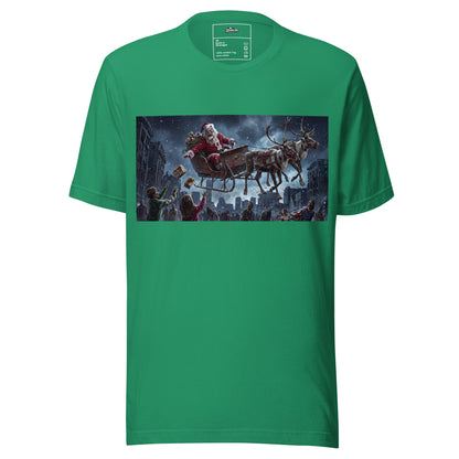 Diseño de Santa Claus zombie para camiseta