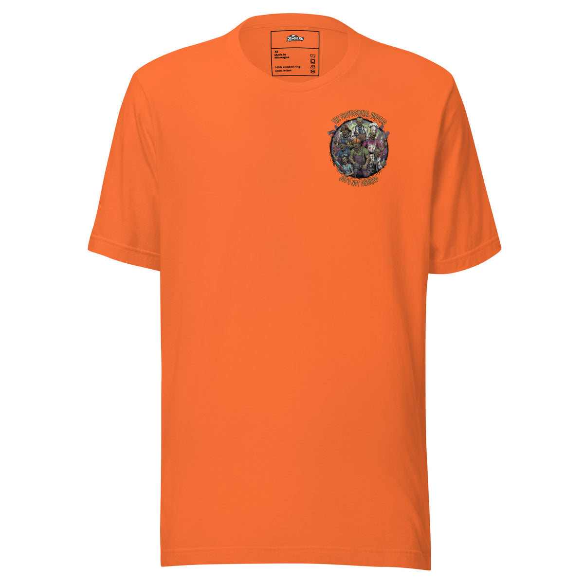 Camiseta zombie unisex de estilo alternativo para halloween