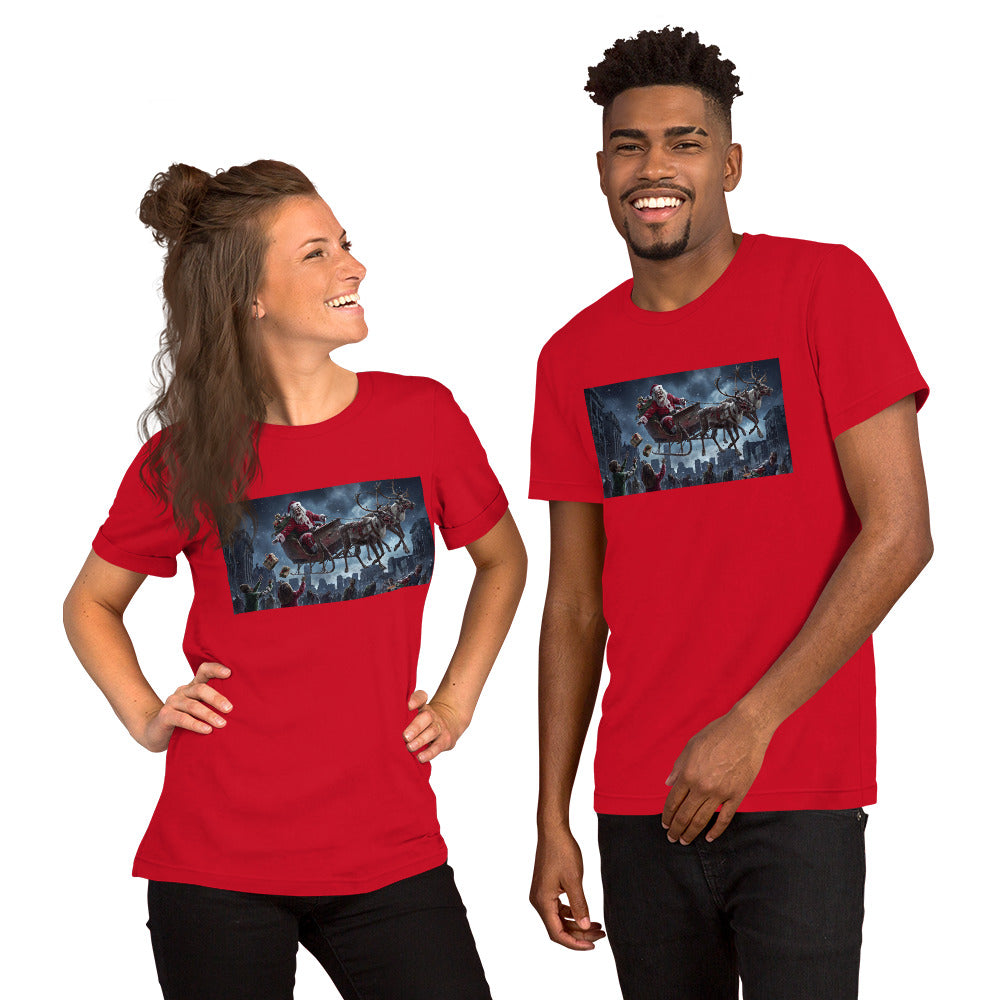 Camiseta Santa Claus Zombie Unisex ZombieRU