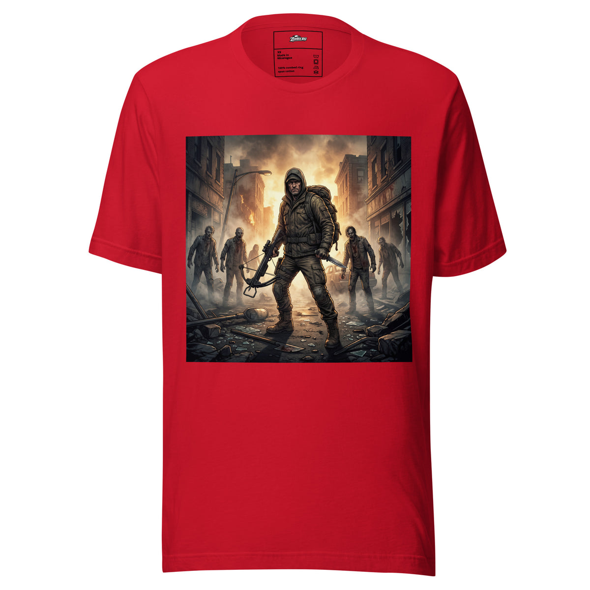 Camiseta zombie unisex ZombieRU