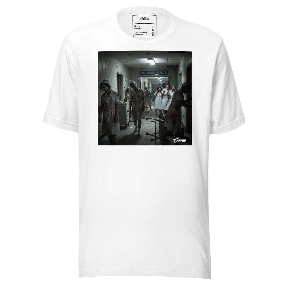 Camiseta Enfermeras Zombies diseño ZombieRU