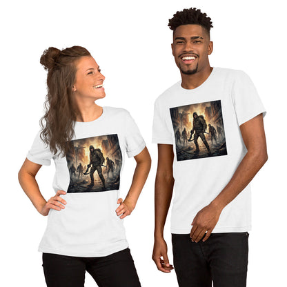 Camiseta de cazador zombie para hombre y mujer