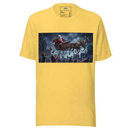 Camiseta de Navidad con diseño de horror zombie