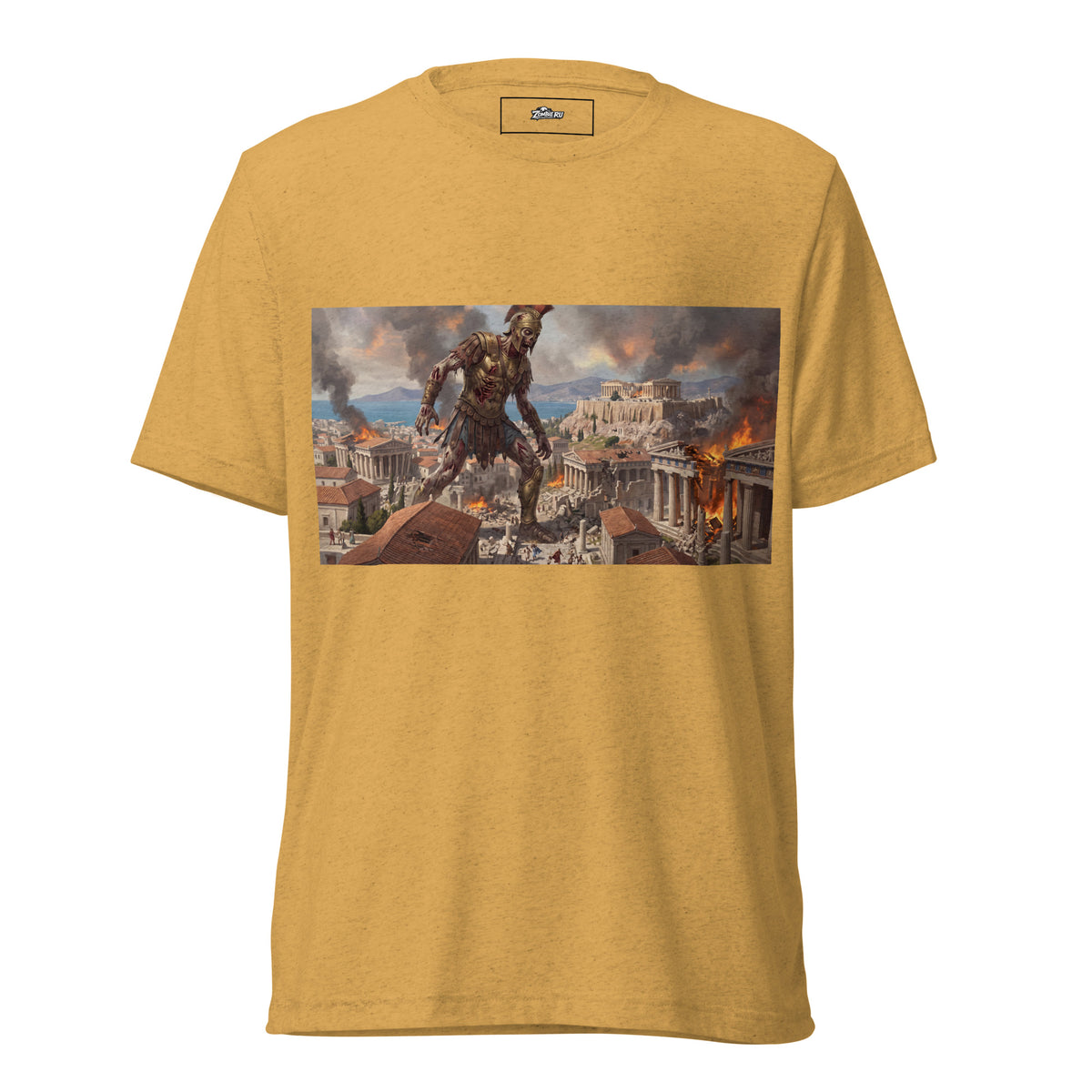 Camiseta zombie inspirada en la antigua Roma