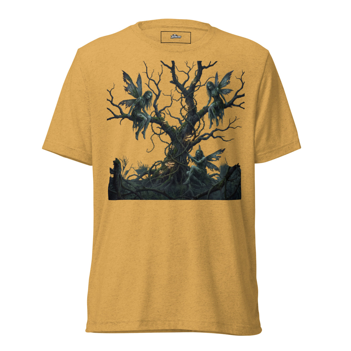 Camiseta de terror con hadas zombies