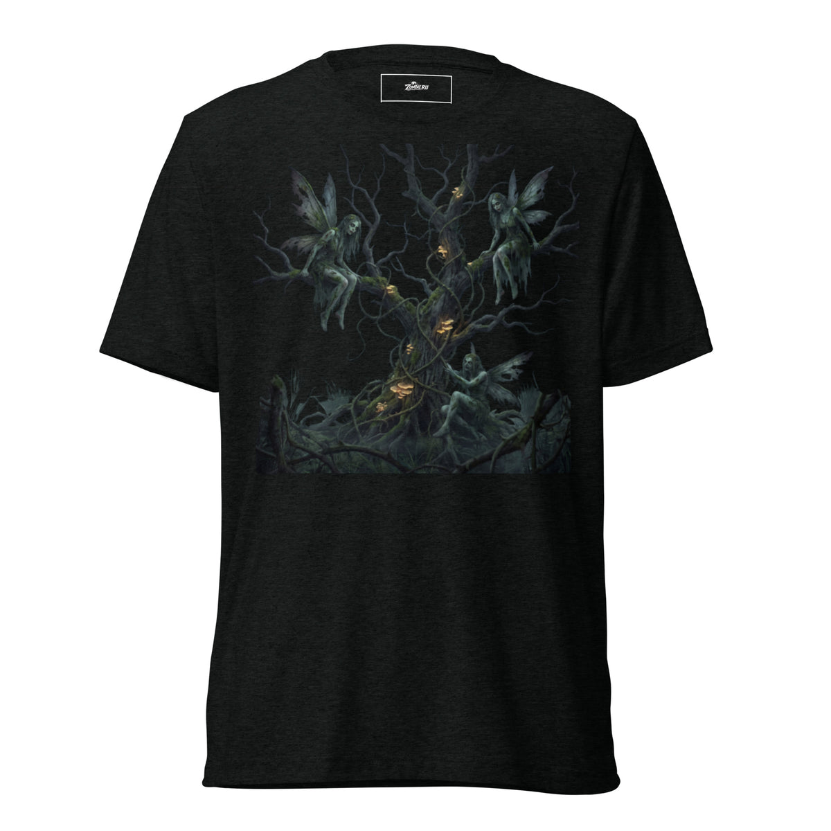 Camiseta con diseño de hadas zombies