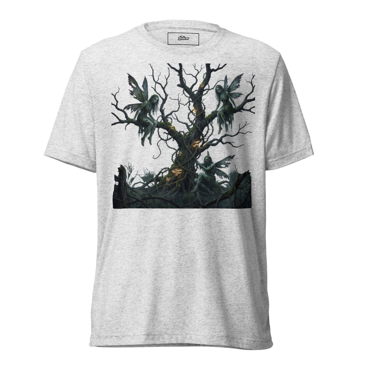 Camiseta zombie de fantasía oscura