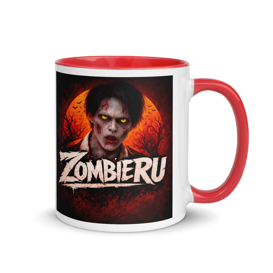 Taza de terror con interior de color