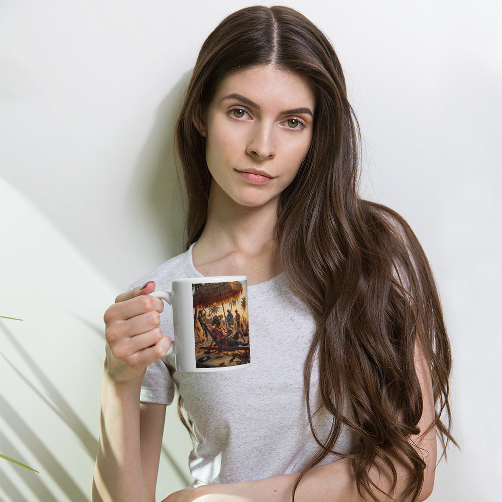 Taza zombie para vacaciones